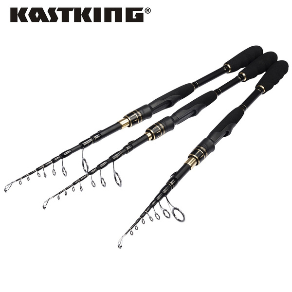 KastKing Blackhawk II Spinning Fishing Rod 1.98m , 2.13m , 2.23m Fast  Action Carbon Telescopic Fishing Rod Saltwater Travel Rod