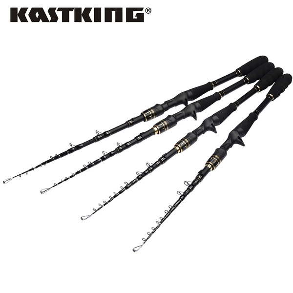 COMPARISON REVIEW KastKing BlackHawk II Travel Fishing Rod vs NEW KastKing  Compass Travel Rod 
