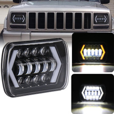 LED Headlights, led, cherokee, Cars