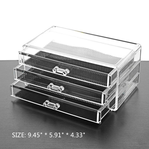 Container Storage Box Acrylic Plastic Desk Organizer Wish   5a4d93f048456063359d7b7c Large 