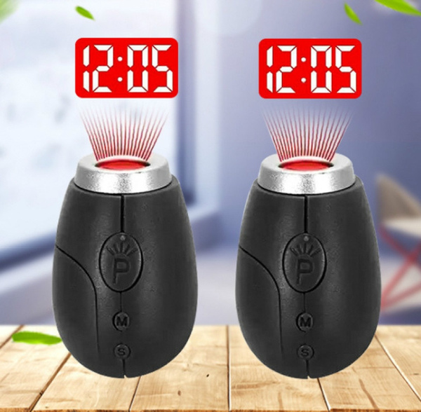 Digital Projection Clock With Time Projection LED Portable Mini Clocks M3E3 