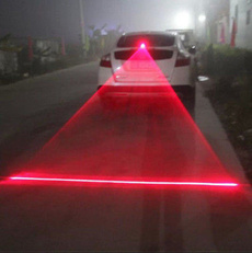 Car Auto Vehicle LED Laser Fog Light Anti-Collision Taillight Brake Warning Lamp