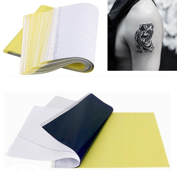 6Pcs Tattoo Transfer Paper Tattoo Supplies Carbon Thermal Transfer Paper  Tattoo Stencil Copy Tracing Paper | Wish