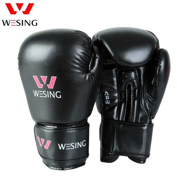 Wesing pro estilo de boxeo guantes sparring guantes saco de boxeo