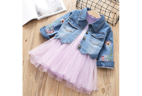 Dress Denim Jacket For Girls Denim Jacket Over Maxi Dress Shop
