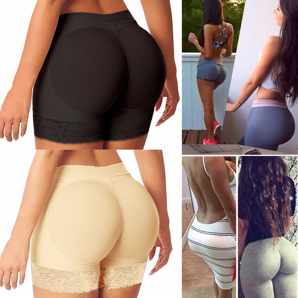 Womens Push Up Padded Bum Lifter Panties Body Shaper Trainer Booty