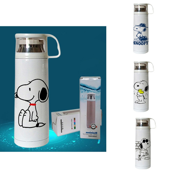 Snoopy Stainless Steel Water Bottle Kids Thermo Cup Winter Children Vacuum  Insulation Cup Baby Water Cup