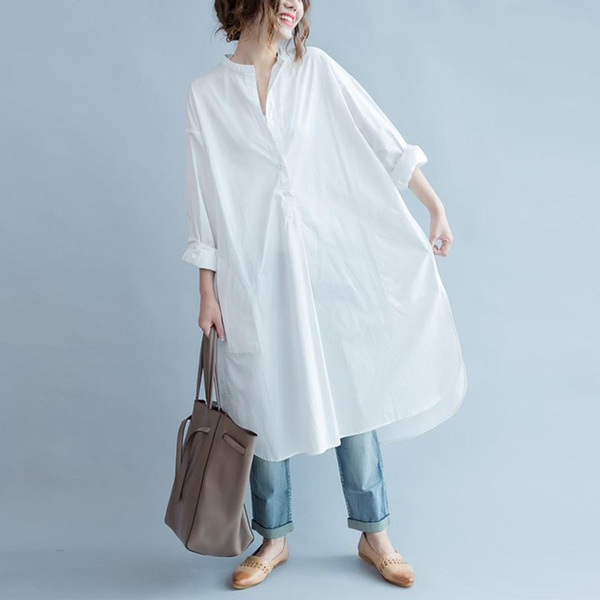 baggy shirt dress