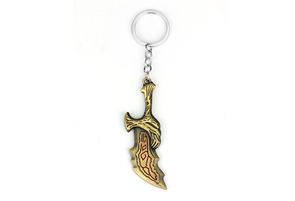 MINTUAN Keychain Key Ring God Of War 4 Kratos Sword Of Olympus