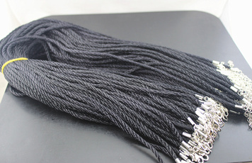 Rope, black, Pendant, Necklace