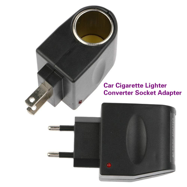AC to DC Converter 230V AC to 12V DC Car Cigarette Lighter Socket AC/DC  Power