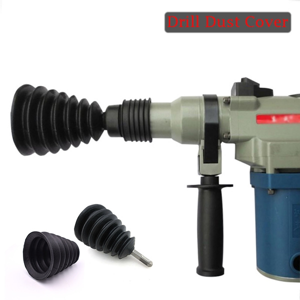 Drill Dust Collector(Blue), Electric Shockproof Drill Dust Catcher,  Industrial Electric Hammer Dust Cover for Home Projects That Require  Drilling