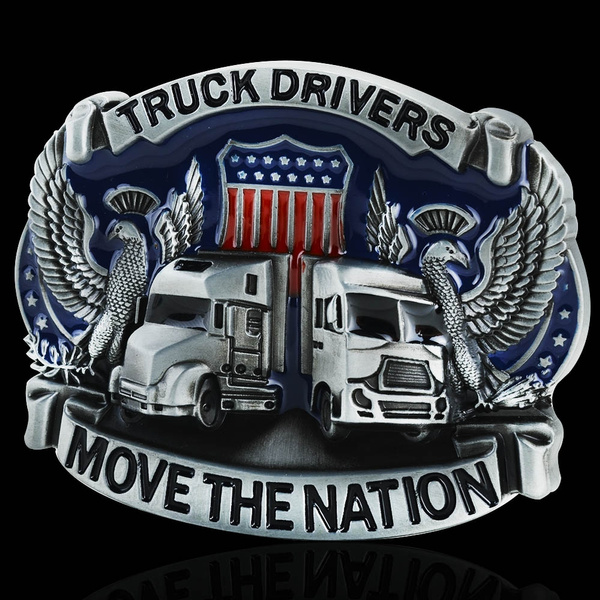 truck driver belt buckle