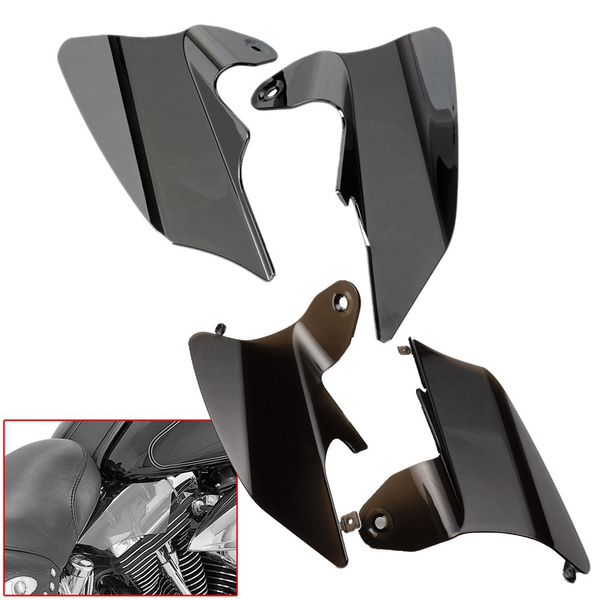 Chrome Saddle Shield Heat Deflector For Harley Touring & Street Glide 2009-2023 – TCMT ABS Plastic
