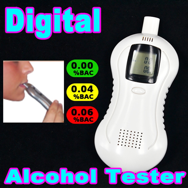 ALC Portable Prefessional Police Alcohol Breath Tester Breathalyzer Alcoholic Meter Analyzer