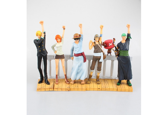 6PCS/SET Anime One Piece DRAMATIC SHOWCASE 1st Season Luffy Zoro