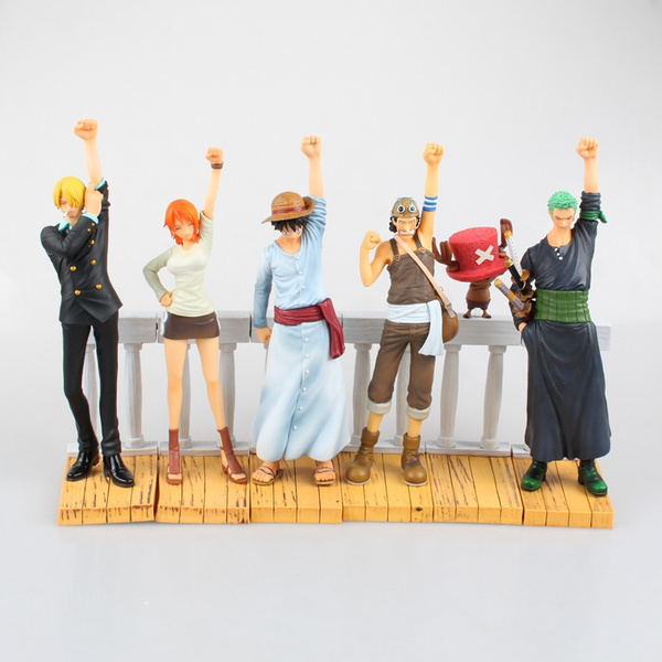 6pcs Set Anime One Piece Dramatic Showcase 1st Season Luffy Zoro Nami Usopp Sanji Chopper Pvc Action Figures Collectible Toys Wish