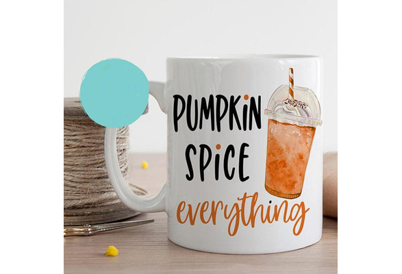 Polka Dot Coffee Mug Gift - A Pumpkin And A Princess