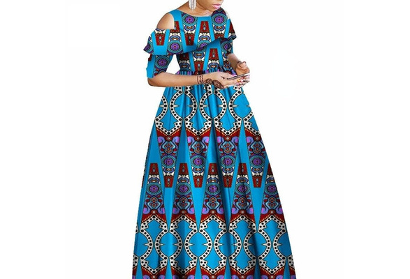 Ankara maxi fashion gown 2018