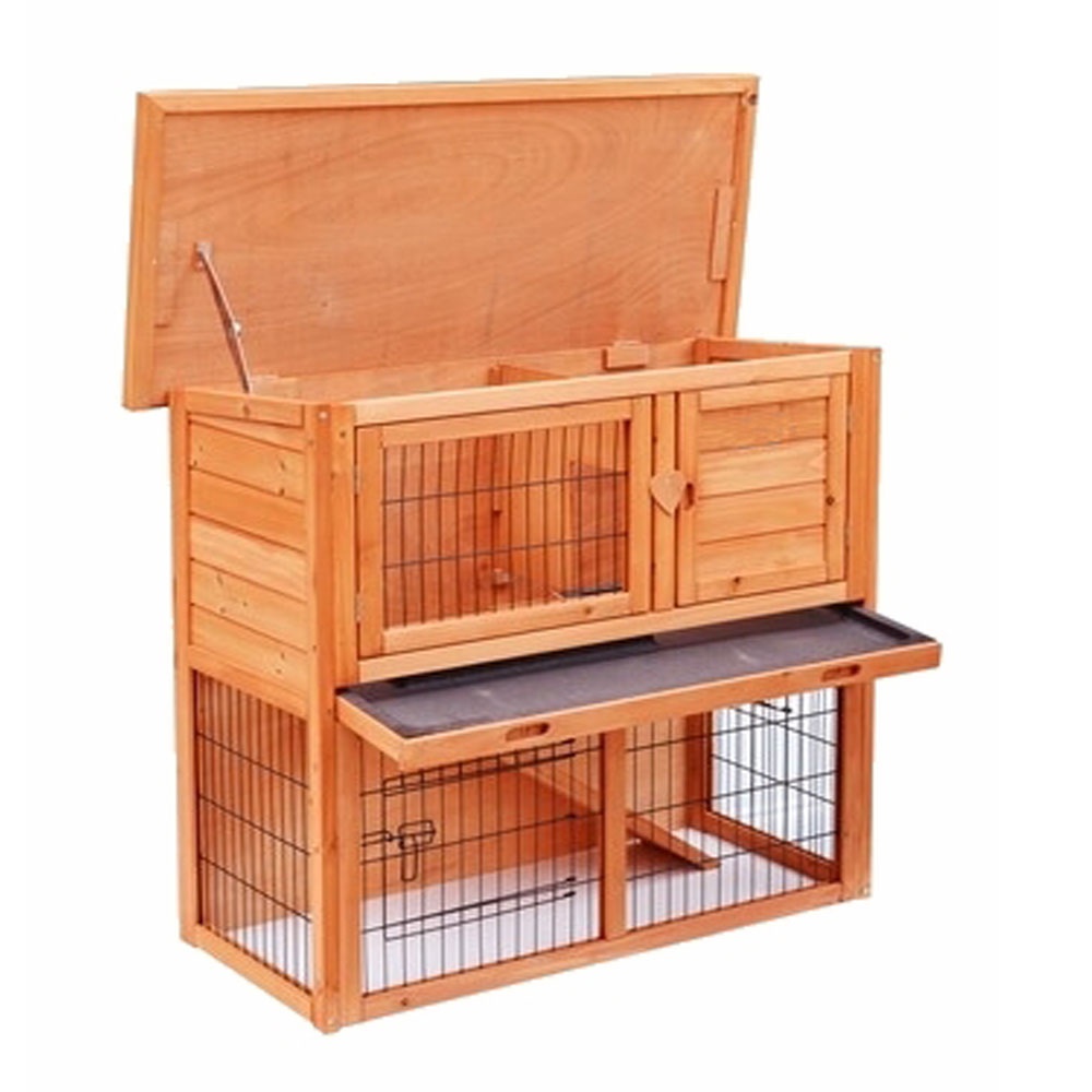 2 tier rabbit hutch