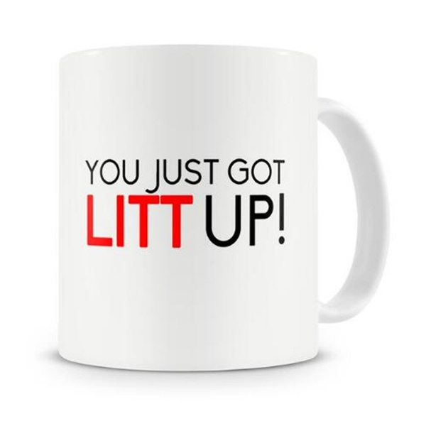 You Just Got Litt Up! Mug Louis Litt Suits Mug coffee mugs Tea travel  porcelain home decal kitchen milk mugen