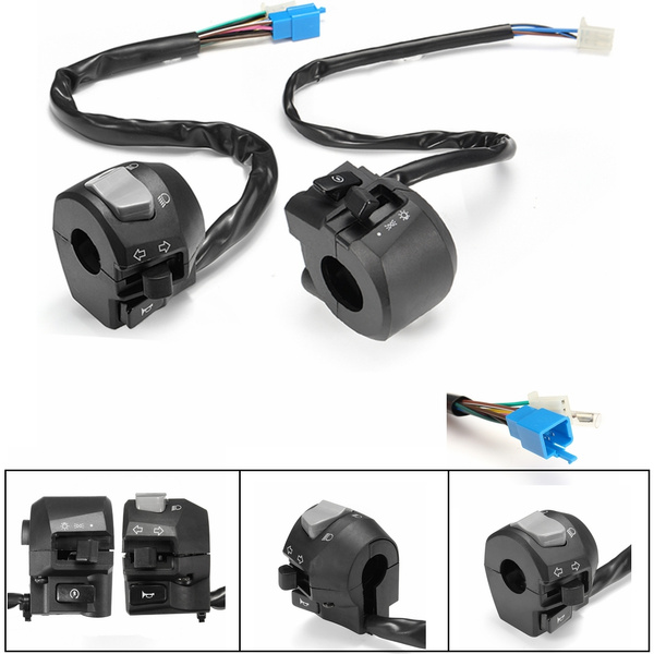 2x Universal Waterproof Motorcycle 22mm 7/8 Inch Handlebar ...
