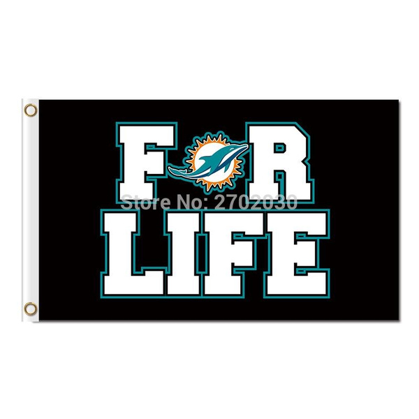 Miami Dolphins 3 Ft. X 5 Ft. Flag Banner