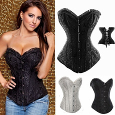 Steel, Plus Size, Gothic corset, Cosplay Costume