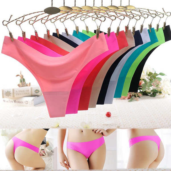 New Arrival Women's Invisible Underwear Spandex Seamless Crotch