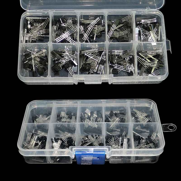 New Quality 200pcs/box 10 Value Transistor Assortment Assorted Box Kit ...