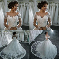 gowns, Sexy Wedding Dress, weddingapplique, bridevestidosdenoivadres