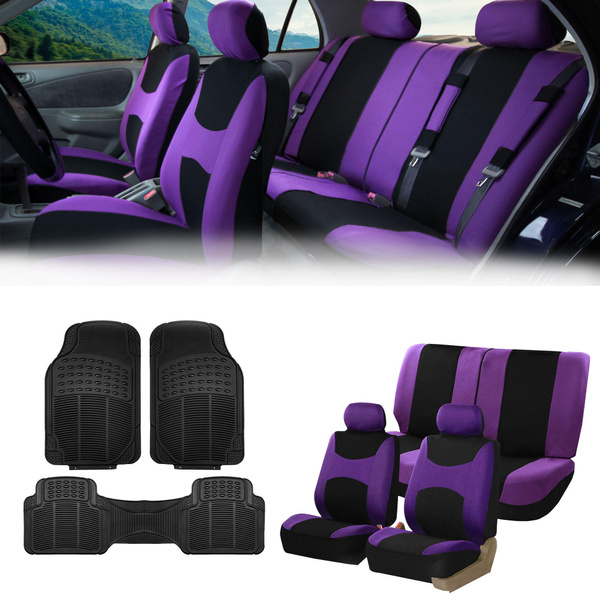 purple floor mats car