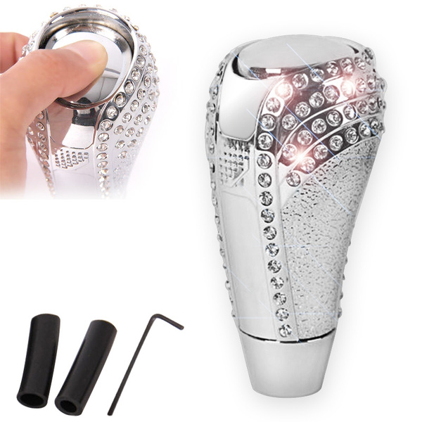 Universal Bling Rhinestone Crystal Gear Knob Car Auto Manual Automatic