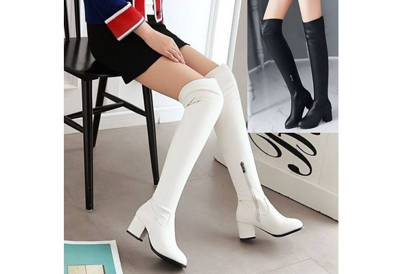 Spring thigh high store boots