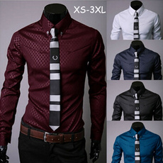 Brand New Men Shirt Camisa Social Masculina Casual Slim Fit Mens Dress Shirts Camisas Chemise Homme Plus Size XS-3XL