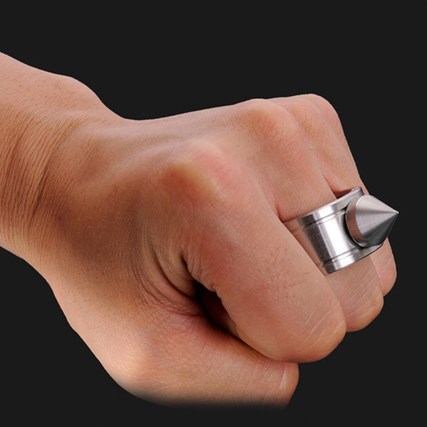 New Portable Stainless Steel Self Defense Ring For Women Men Safety Outdoor Self Defense Weapon Glass Breaker Wish New Portable Stainless Steel Self Defense Ring For Women Men Safety Outdoor Self Defense Weapon Glass Breaker Wish