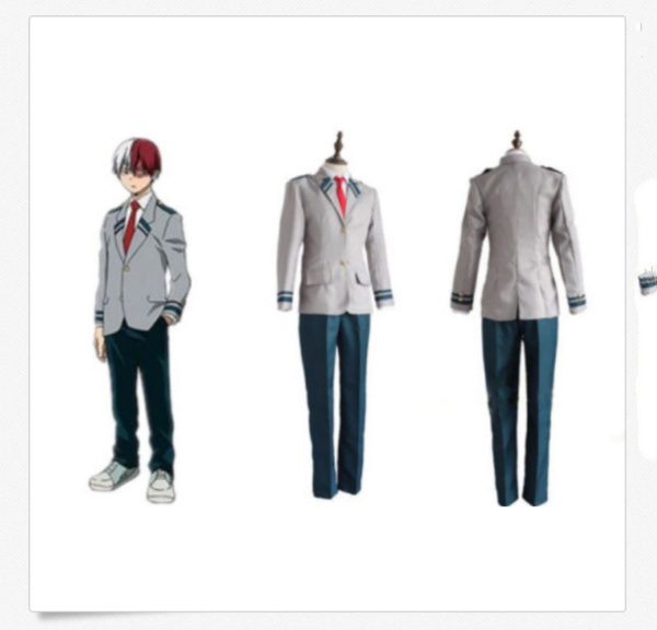 Todoroki Shouto Cosplay Costume My Boku No Hero Academia School ...