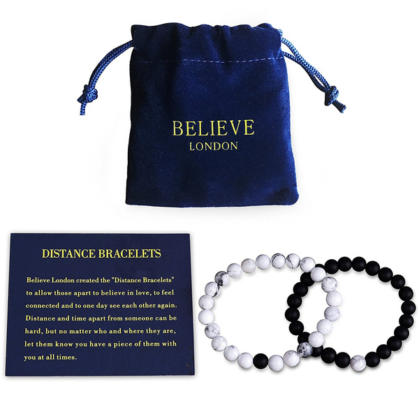 Distance bracelets for couples on sale meaning