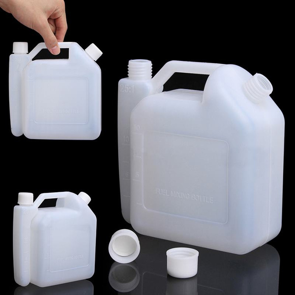 1.5L Litre 2-Stroke Petrol Fuel Oil Mixing Bottle Tank For Trimmer ...