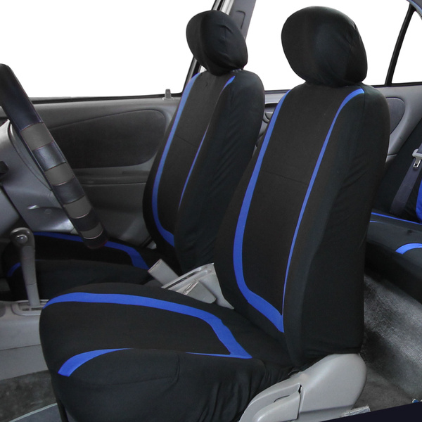 blue car seat covers set