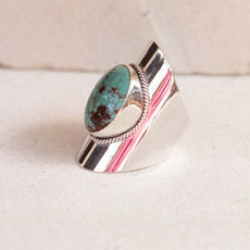 bohemia, turquoisering, Turquoise, 925 sterling silver