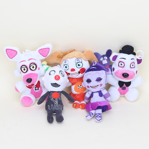 Set Of 5 Fnaf Five Nights At Freddy S Sister Location Plush 15cm Funtime Freddy Funtime Foxy Circus Baby Ennard Ballora Wish