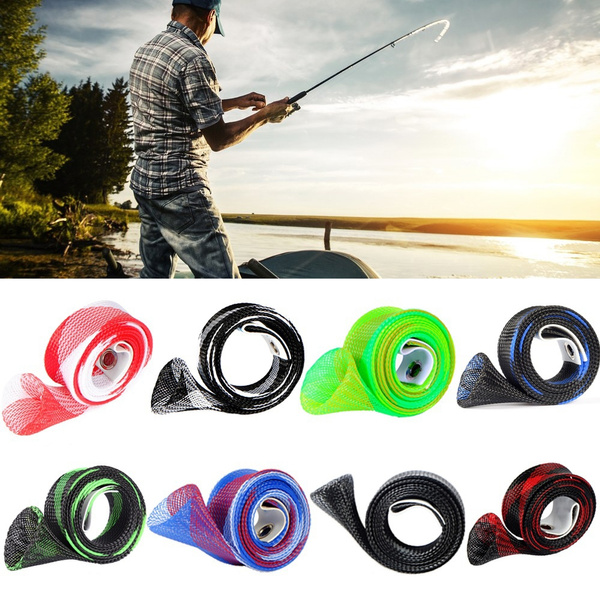 40mm 180cm Fishing Rod Sleeve Cover Pole Glover Lace Protection Bag ...