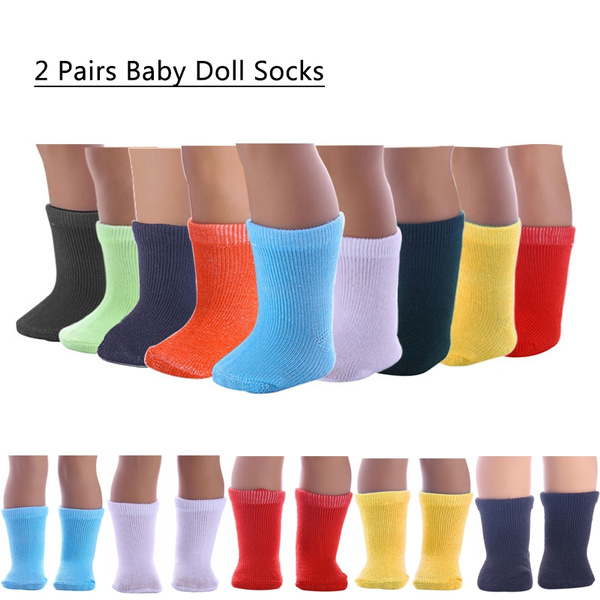 1Pair Soft Cute Socks For 18inch Doll Kid Toy Accessory Pro Gifts Kids N9D8
