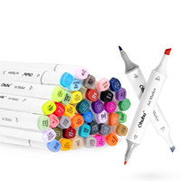 Ohuhu 80 Colors Dual Tips Permanent Marker Pens Art Markers Highlighters with