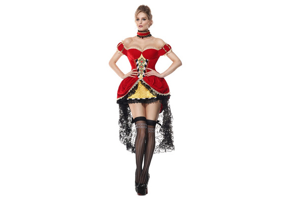 Women's Dark Queen of Hearts Costume