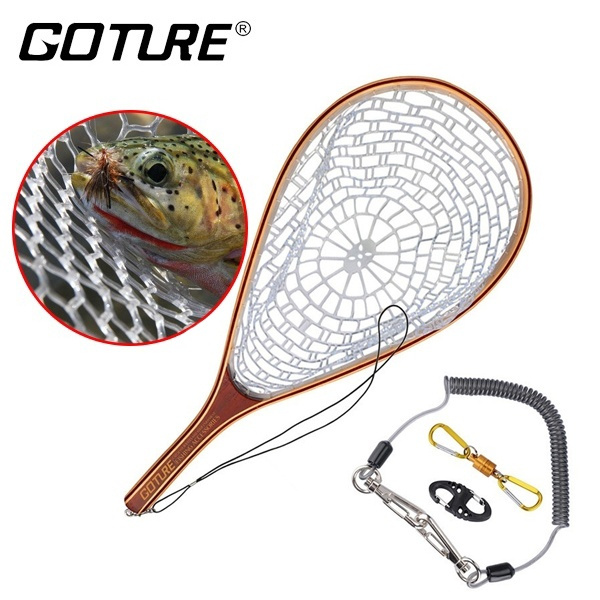 Goture Fly Fishing Landing Net Set Trout Landing Network With