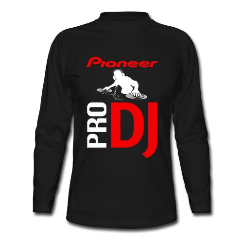 PIONEER PRO DJ Music System Logo Long Sleeve T Shirt Men Streetwear