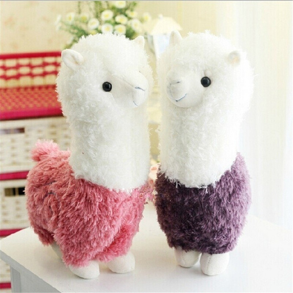 pink alpaca plush