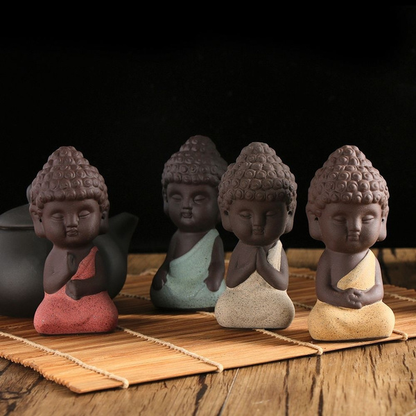 Cute mini buddha statue monk figurine tathagata India Yoga Mandala Sculptures.VU Cute mini buddha statue monk figurine tathagata India Yoga Mandala Sculptures.VU